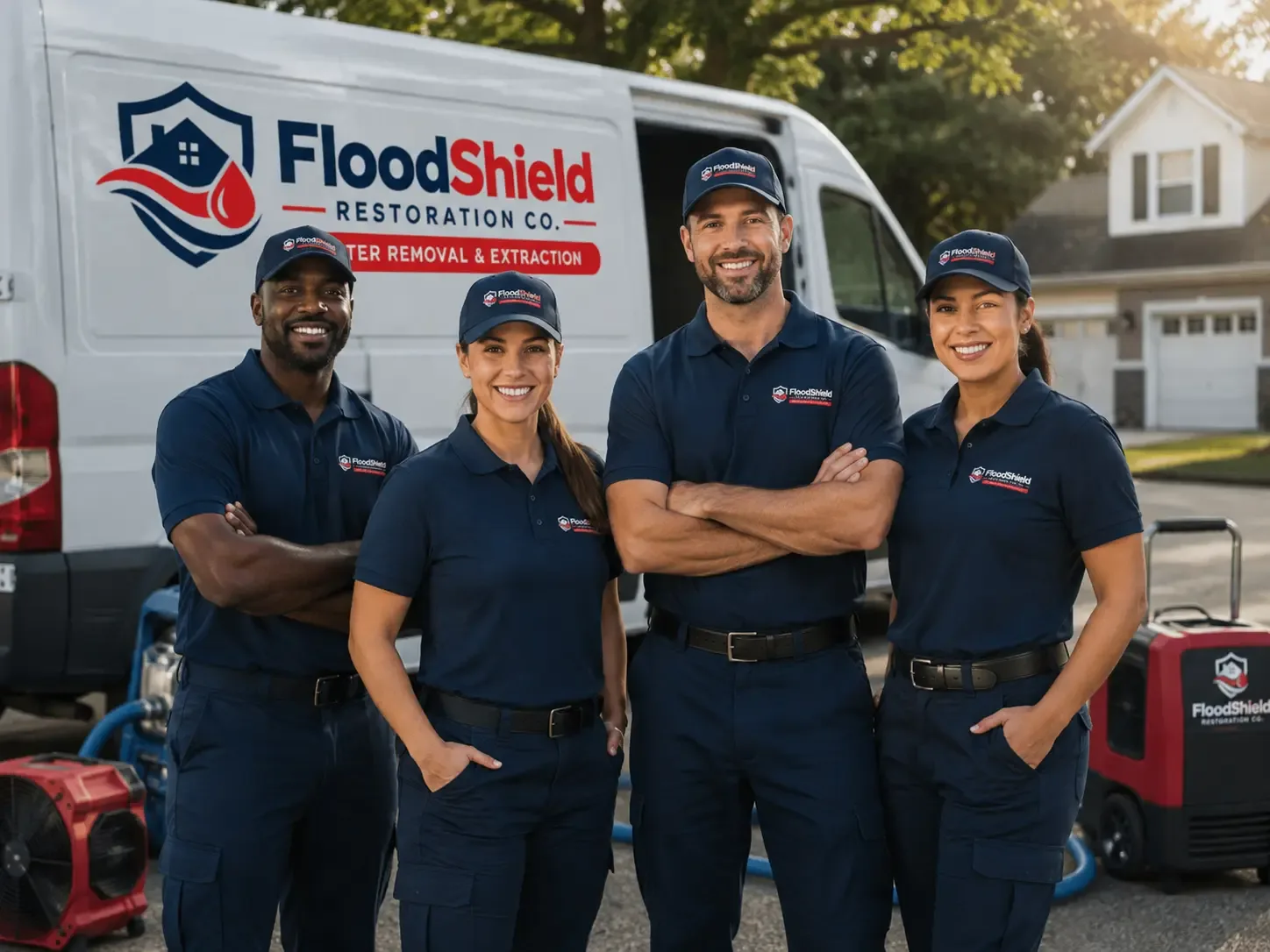 Flood Damage Restoration company in Tougaloo, MS